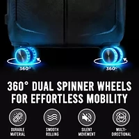 IZOD Mateo 3-pc. Hardside Expandable Lightweight Luggage Set