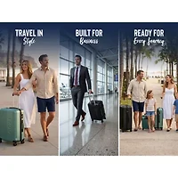 IZOD Zane 3-pc. Hardside Expandable Luggage Set