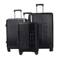IZOD Zane 3-pc. Hardside Expandable Luggage Set