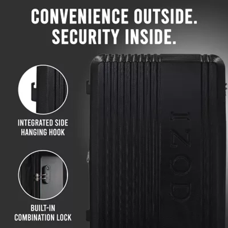 IZOD Zane 3-pc. Hardside Expandable Luggage Set