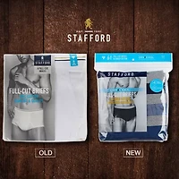 Stafford Dry + Cool Full Cut Mens 6 Pack Briefs 302872