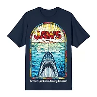 Mens Crew Neck Short Sleeve Regular Fit Graphic T-Shirt