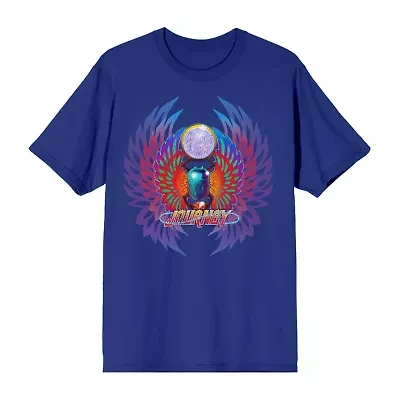 Mens Crew Neck Short Sleeve Regular Fit Graphic T-Shirt