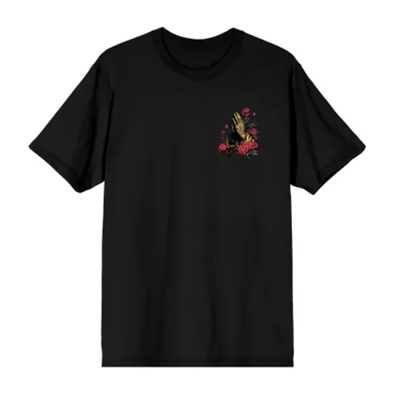 Lady Of Guadalupe Mens Crew Neck Short Sleeve Regular Fit Graphic T-Shirt