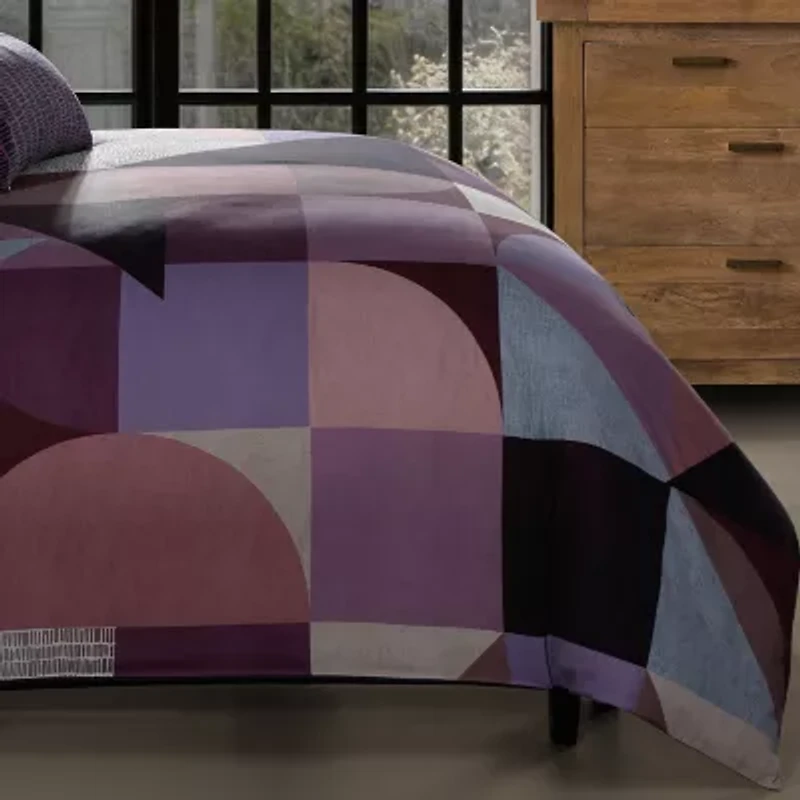 Bebejan Orchid Matrix 5-pc. Reversible Comforter Set
