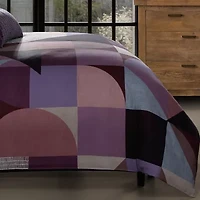 Bebejan Orchid Matrix 5-pc. Reversible Comforter Set