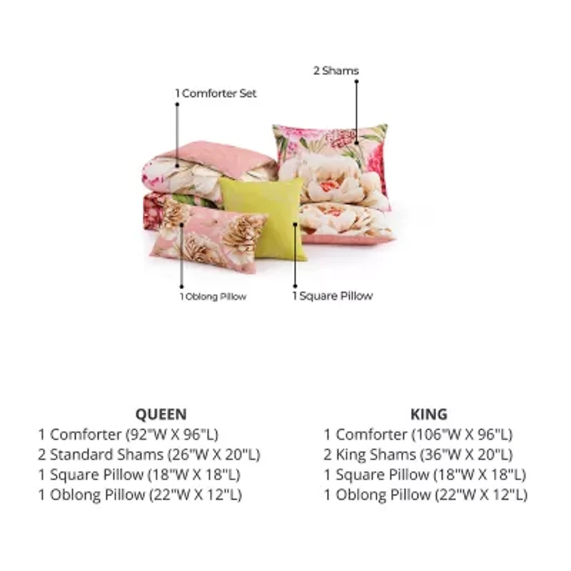 Bebejan Spring Forever 5-pc. Reversible Comforter Set