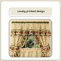 Rod Pocket Kitchen Curtains & Drapes Window Set