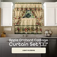 Rod Pocket Kitchen Curtains & Drapes Window Set