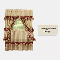 Rod Pocket Kitchen Curtains & Drapes Window Set