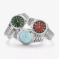 Citizen Tsuyosa Mens Automatic Silver Tone Stainless Steel Bracelet Watch Nj0150-56x