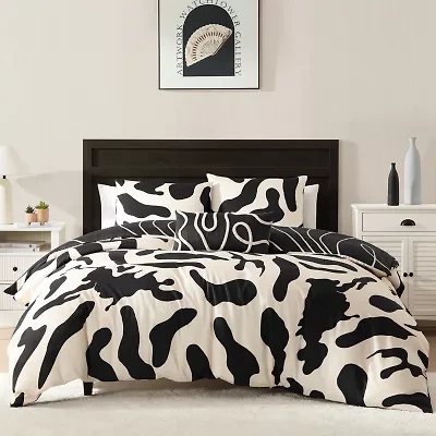 Bebejan Ebony And Ivory Reversible Comforter Set