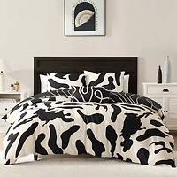 Bebejan Ebony And Ivory Reversible Comforter Set