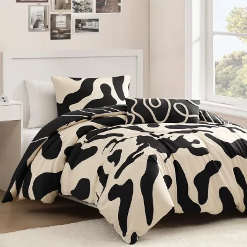 Bebejan Ebony And Ivory Reversible Comforter Set