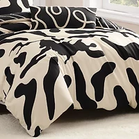 Bebejan Ebony And Ivory Reversible Comforter Set