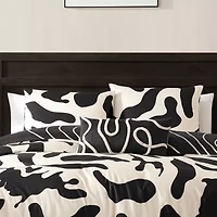 Bebejan Ebony And Ivory Reversible Comforter Set