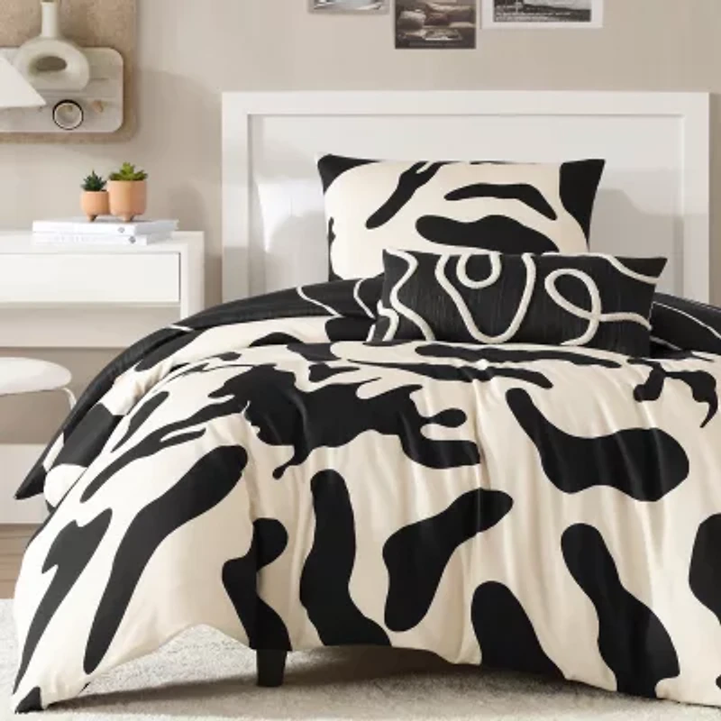 Bebejan Ebony And Ivory Reversible Comforter Set