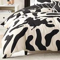 Bebejan Ebony And Ivory Reversible Comforter Set