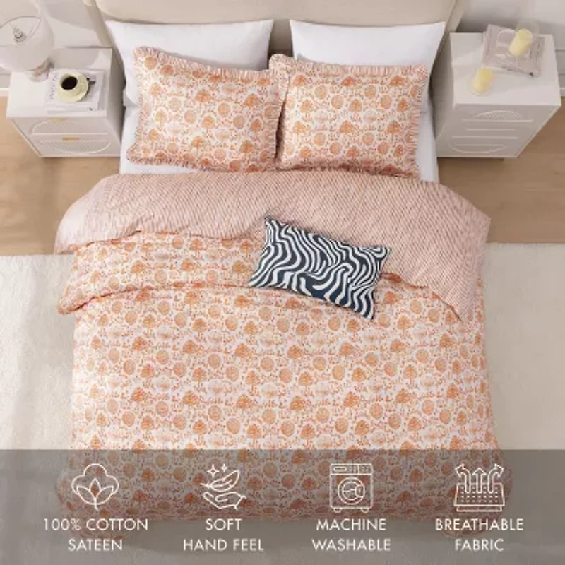 Bebejan Clay Tree Reversible Comforter Set