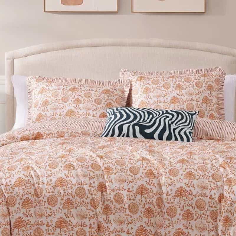 Bebejan Clay Tree Reversible Comforter Set