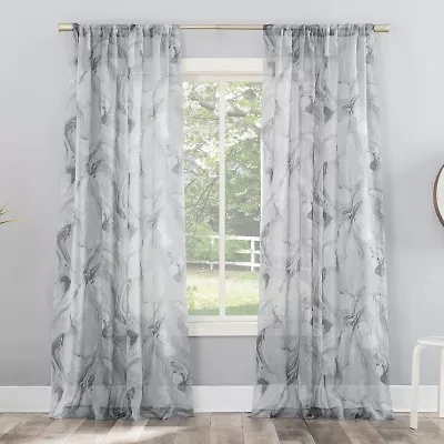No 918 Cristo Rod Pocket Light-Filtering Single Curtain Panel