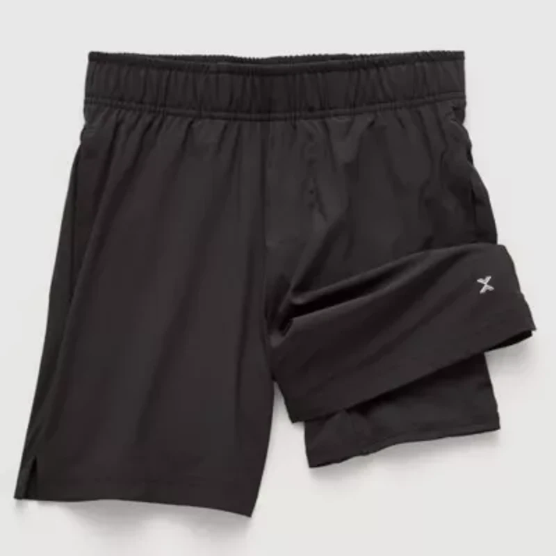Xersion 2-In-1 Little & Big Kid Boys Moisture Wicking Pull-On Short