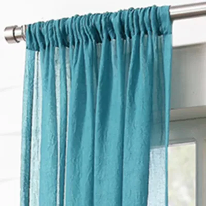 Lichtenberg Lola Rod Pocket Sheer Single Curtain Panel