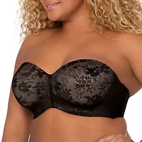 Curvy Couture Sensation Multi Way Push Up-1211 Womens Medium Support Up Strapless Bra 1211