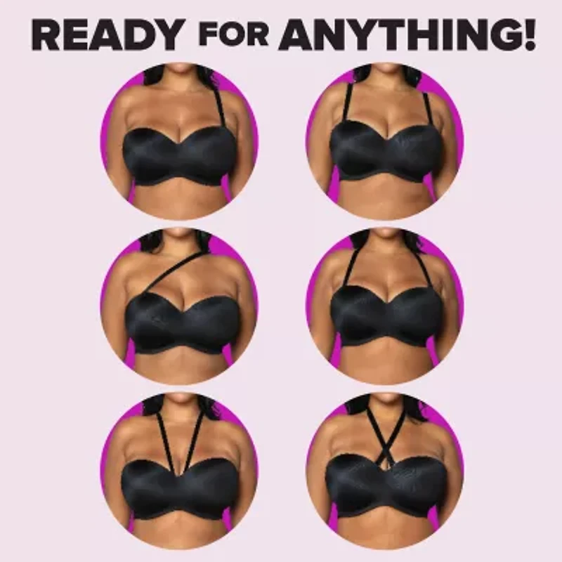 Curvy Couture Smooth Strapless Multi Way Bra- 1290