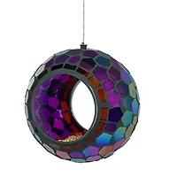 Net Health Shops Round Mosaic Glass Bird Feeder