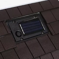 Net Health Shops Beige Wood With Solar Led Light Bird House