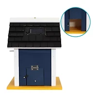 Net Health Shops Wood With Solar Led Light Bird House