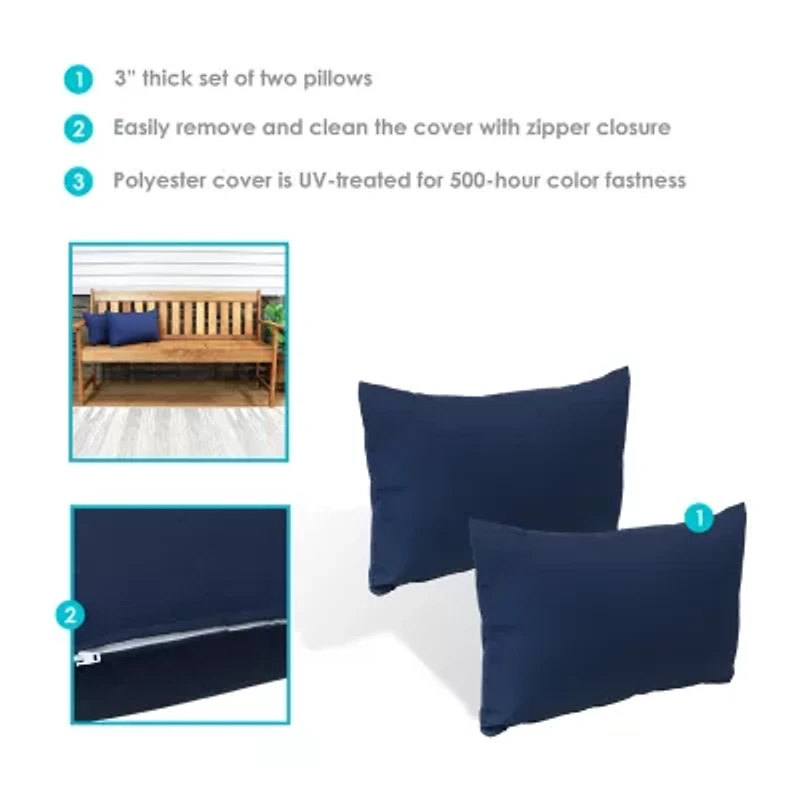 Net Health Shops Throw 2-pc. Rectangular Throw Pillow