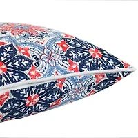 Net Health Shops Red Floral Throw 2-pc. Square Throw Pillow