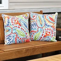 Net Health Shops Bold Paisley Throw 2-pc. Square Throw Pillow