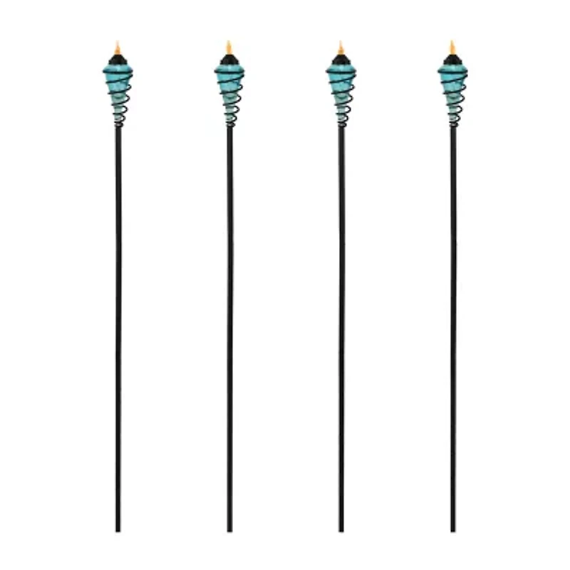 Net Health Shops 2-In-1 Patio Set Of 4 Blue Torch