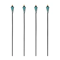 Net Health Shops 2-In-1 Patio Set Of 4 Blue Torch