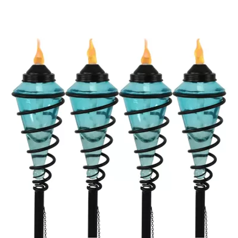 Net Health Shops 2-In-1 Patio Set Of 4 Blue Torch