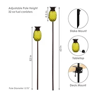Net Health Shops Yellow 3-In-1 Pineapple Set Of 2 Torch