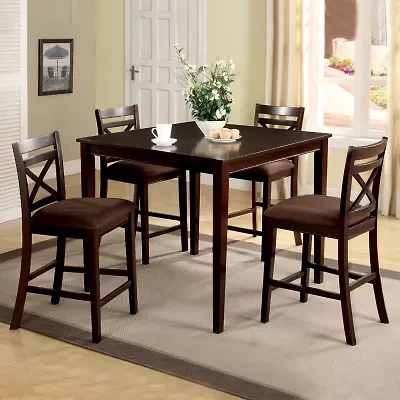 Zumea 5-pc. Counter Height Rectangular Dining Set