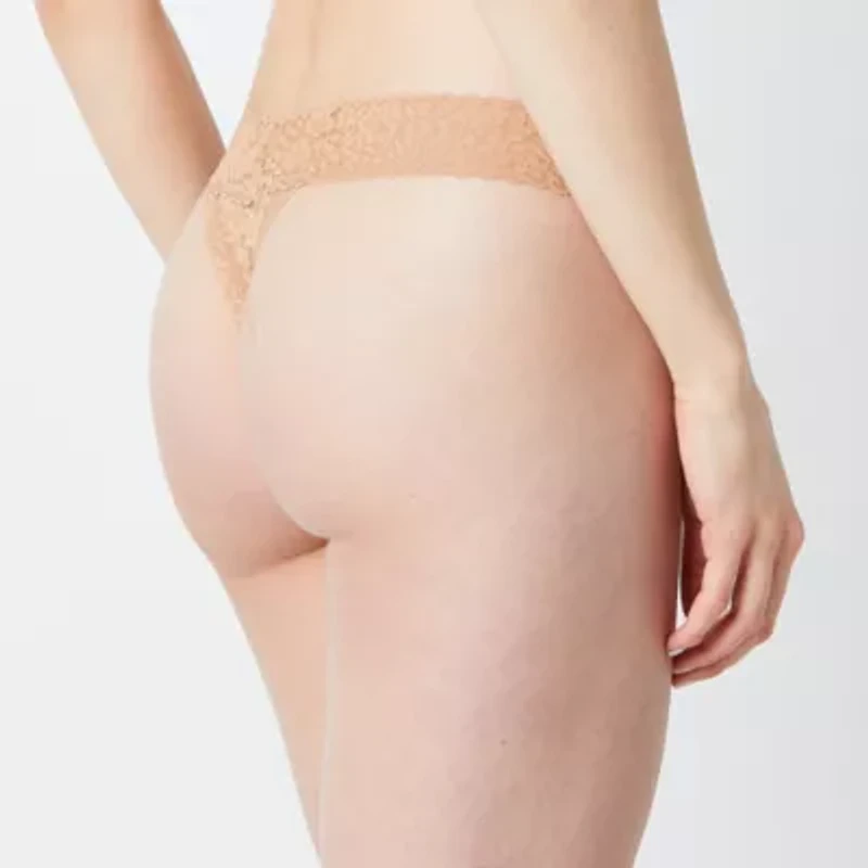 Ambrielle Everyday Lace Thong Panty