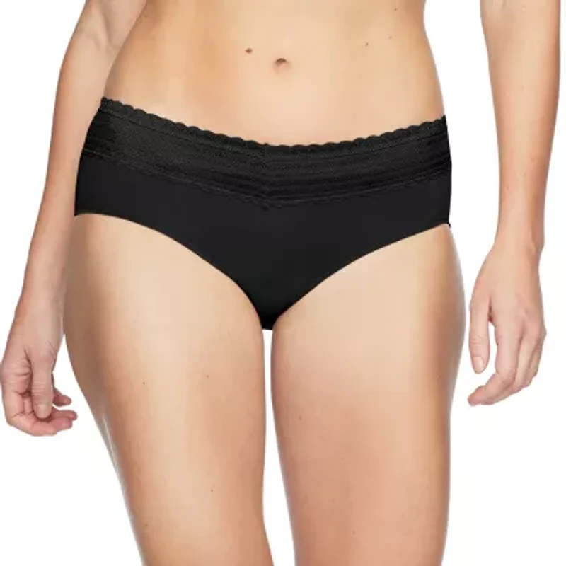 Warners® No Pinching, Problems® Dig-Free Comfort Waist with Lace Microfiber Hipster 5609J