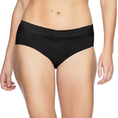 Warners® No Pinching, Problems® Dig-Free Comfort Waist with Lace Microfiber Hipster 5609J