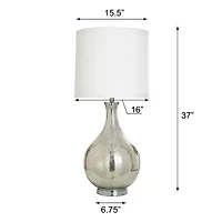 Stylecraft 16 W Mercury Glass Table Lamp