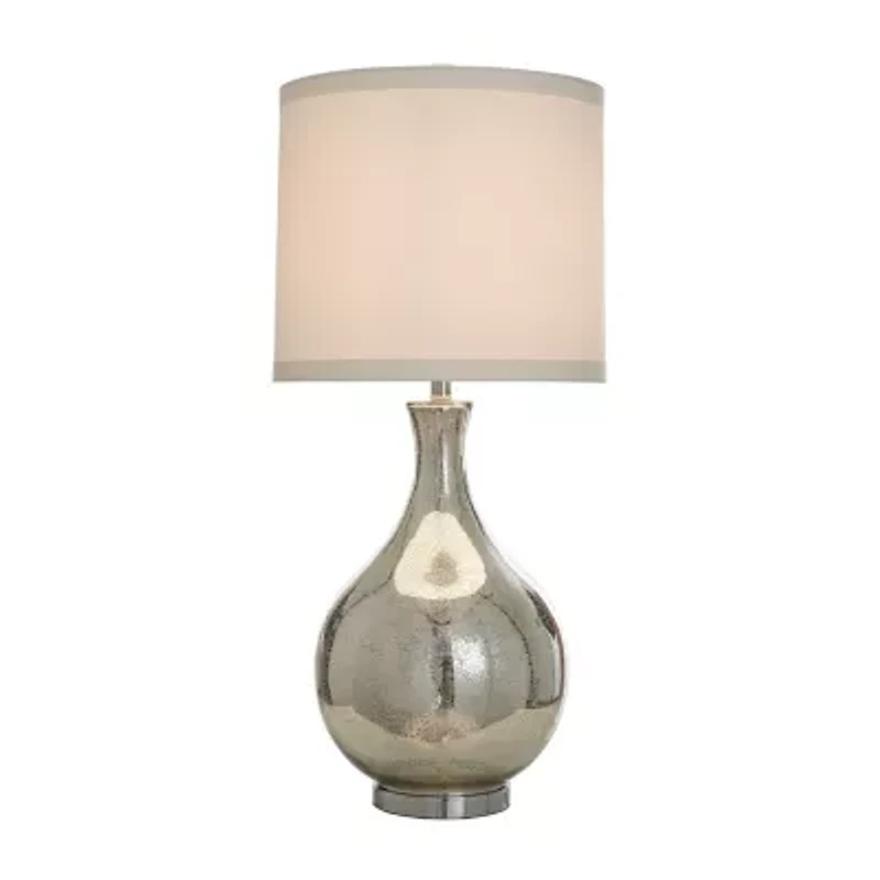 Stylecraft 16 W Mercury Glass Table Lamp