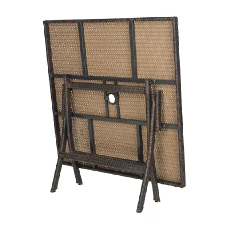 Samana Folding Rattan Side Table