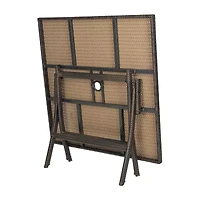 Samana Folding Rattan Side Table