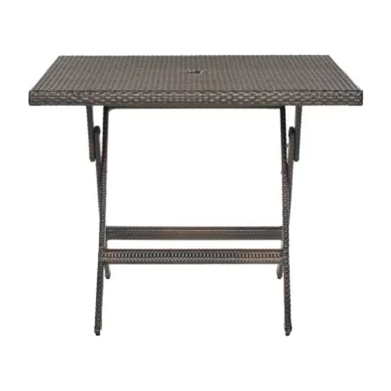 Samana Folding Rattan Side Table