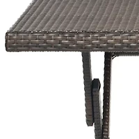 Samana Folding Rattan Side Table