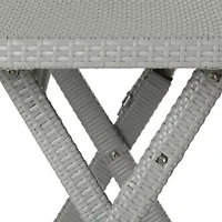 Safavieh Samana Folding Rattan Side Table